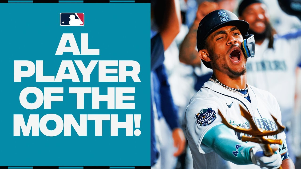 J-ROD is a JUGGERNAUT! Julio Rodríguez wins AL Player of the Month for August!