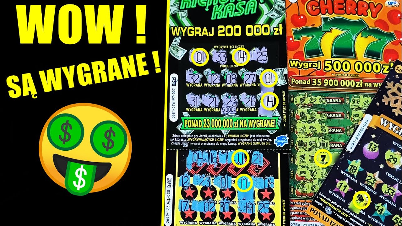 Zdrapki Lotto - KUPIŁEM WSZYSTKIE ZDRAPKI PO 5 ZŁ ! I CHERRY777 NOWOŚĆ WYGRANA !