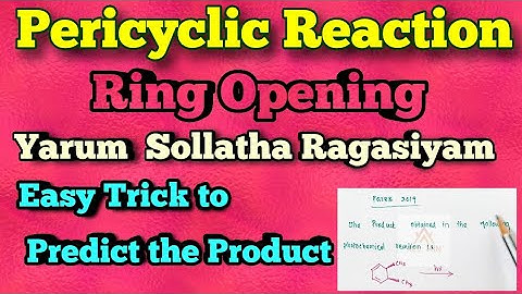 Pericyclic reaction|Pgtrb Chemistry|Solved Question Paper|Important Trick to find the ans|Dont miss