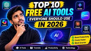 10 FREE AI Tools Everyone Should Use in 2026 | Save Hours Every Week