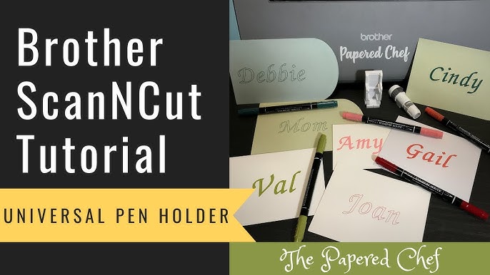 Pens that Work with Brother Scan n Cut Universal Pen Holder - Alanda Craft