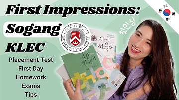 Studying Korean at SOGANG UNIVERSITY KLEC 🇰🇷 Everything about the Placement Test, First Days + Tips!