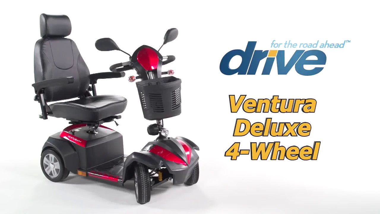 Drive Medical Ventura DLX 4-Wheel - Drive Medical 4-Wheel Full Size Scooters