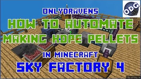 Minecraft - Sky Factory 4 - How to Automate Making HDPE Pellets