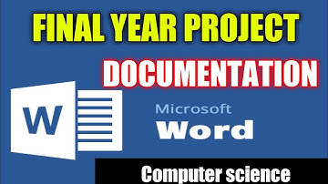 Project documentation format in word |project documentation format in word in hindi | Word Document