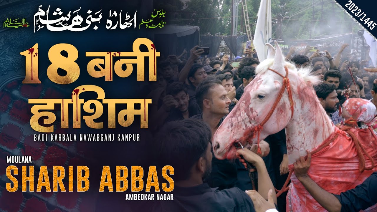 Ziyarat Taboot | 18 Bani Hashim Kanpur 2023 | Maulana Sharib Abbas | Badi Karbala Nawabganj Kanpur