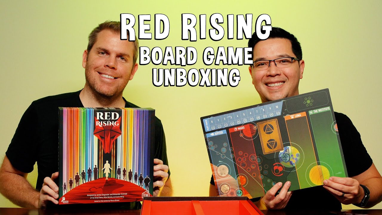 Red Rising Board Game Unboxing YouTube