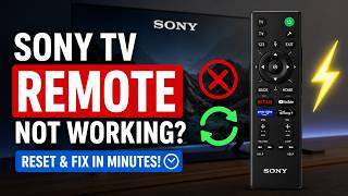Sony TV Remote Not Working? Fix It FAST! (Reset Any Sony Remote)
