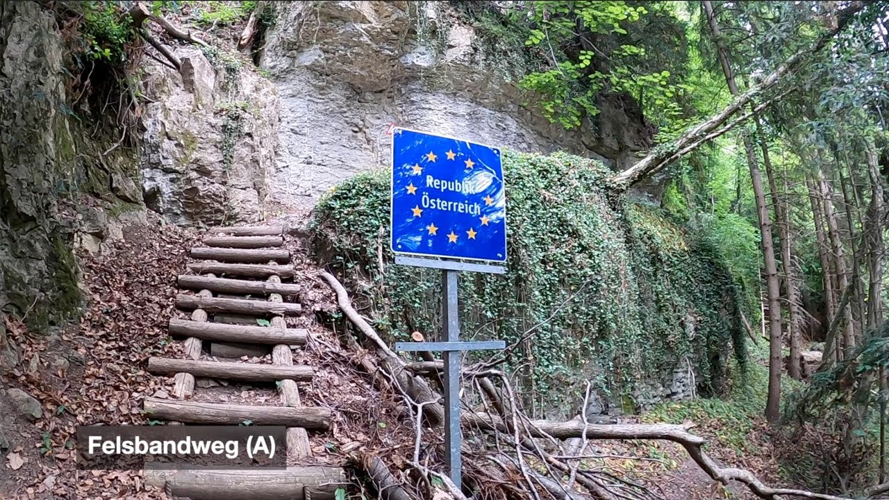 Wanderung Feldkirch/Tosters Felsbandweg