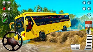 Coach Bus Offroad Driver Simulator 3D - Uphill Mobile Bus Transporter - Android GamePlay screenshot 1