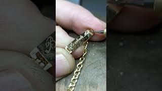 Engraving Technique As A Writing, Jewelry In Detail By Ataboada