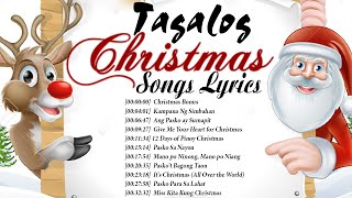 Nonstop Tagalog Christmas Songs 2021 With Lyrics - Top Tagalog Christmas Songs 2021 Lyrics Medley