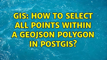 GIS: How to SELECT all points within a GeoJSON polygon in PostGIS?