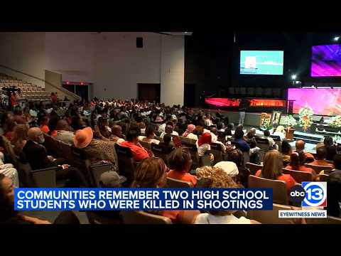 Houston communities mourn teens killed in separate shootings