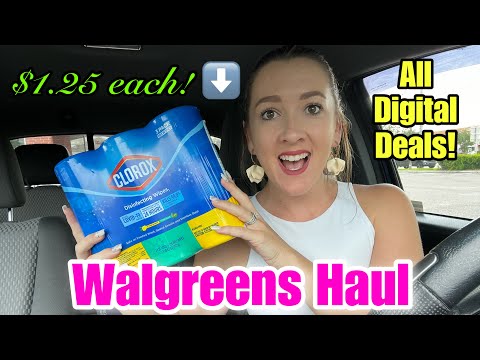 Walgreens Haul – All Digital Coupon Deals This Week! Clorox Wipes for $1.25! 4/23-29/23