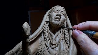 PRAYER ON THE WIHD Detailing her Hand, Arm, Face and Robe
Heres a link to a review of my 9 streaming Instructional Videos, on How to Sculpt in Clay, for you to look over. At the end of each review, I show you how to purchase one, two or all my videos at the end of each video.
https://adayinthelifeofalemon.blogspot.com/2021/03/david-lemons-dream-catcher-studios.html PRAYER ON THE WIHD Detailing her Hand, Arm, Face and Robe
