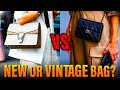 Invest in new or vintage designer handbags