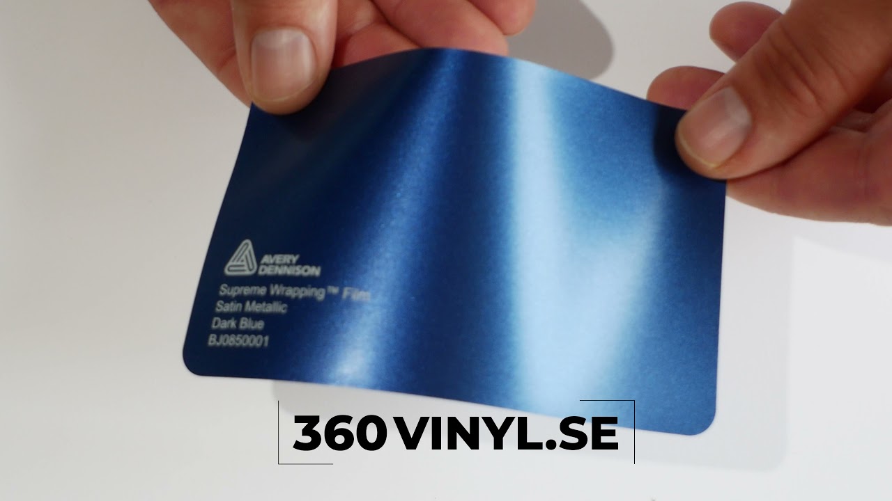 Avery Dennison Foliering Satin Metallic Dark Blue 360vinyl