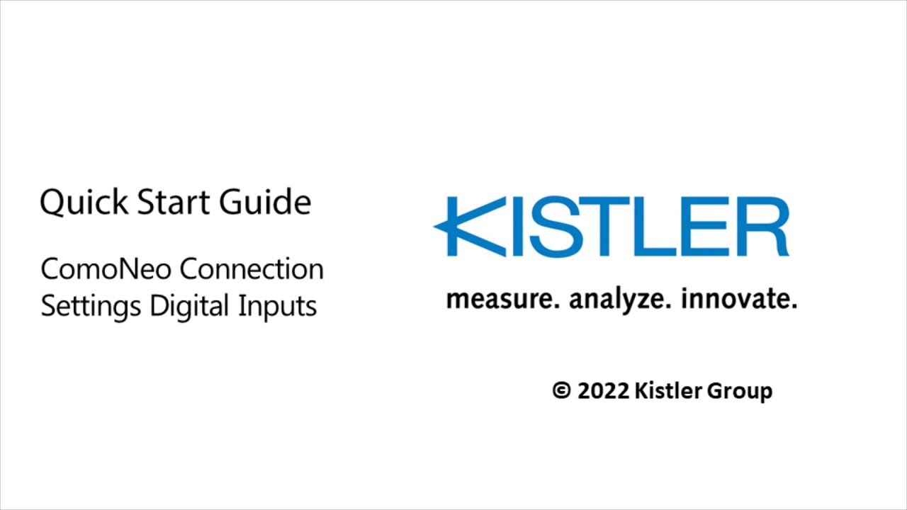 Quick Start Guide: ComoNeo Digital Inputs and Digital Outputs