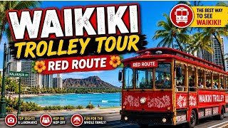 Waikiki Trolley Red Line Tour Best Honolulu City Ride in Hawaii