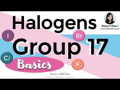 Halogens| Group 17 (VII) Elements: Properties & Trends | O Level & IGCSE Chemistry