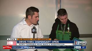 Nevada's first marijuana drive-thru window opens on Main Street