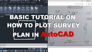 survey Plan plotting in AutoCAD