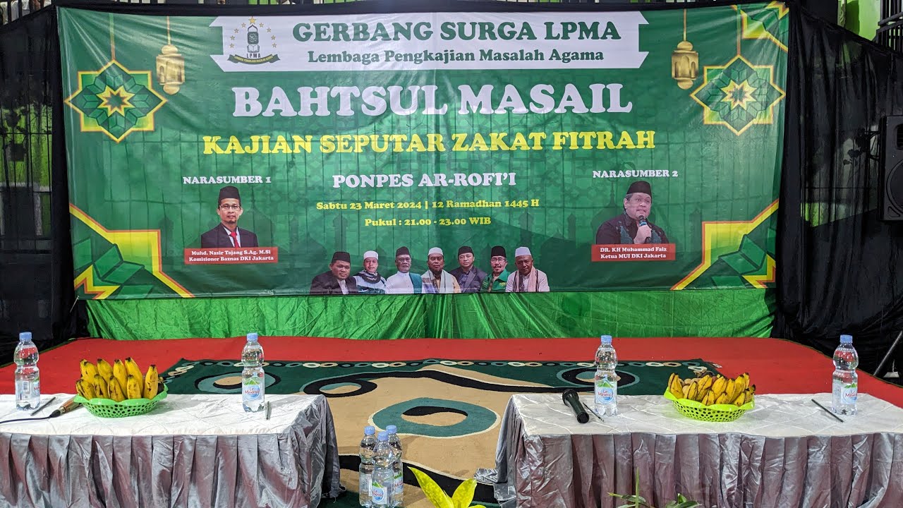 BAHTSUL MASAIL kajian seputar zakat fitrah