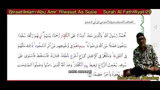 Kupas Tuntas Qiraat Imam Abu Amr' Riwayat As Susie