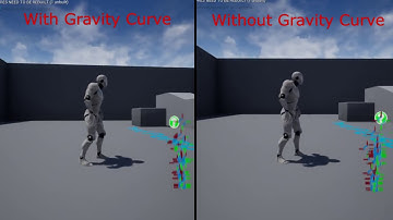 Using curve to change the gravity scale on character to change jump feel