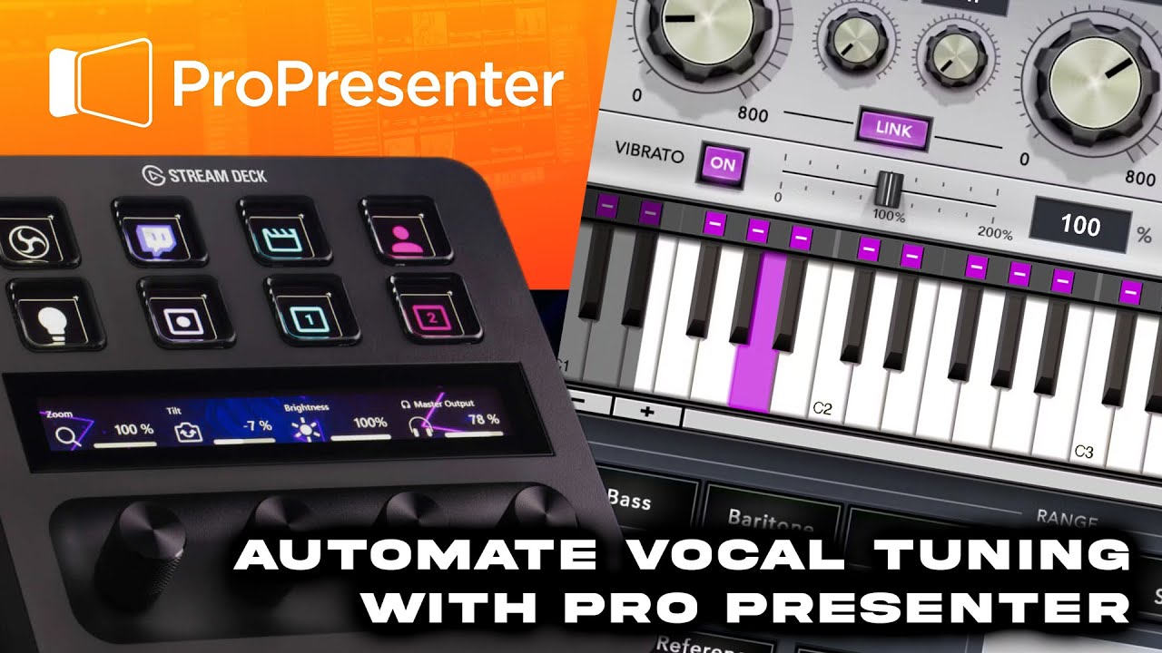 Vocal Tuning Machine Automate Vocal Tuning with Pro Presenter - YouTube