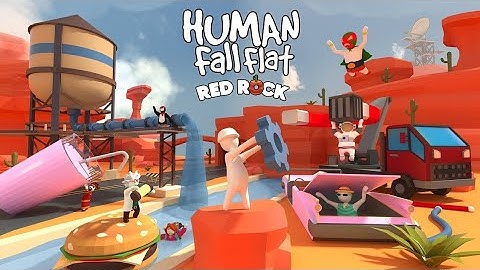 When Teamwork 💪 Fails in the 😂 Desert 🌵 | Human Fall Flat 👻 Red Rock Map