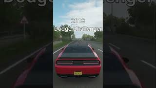 Dodge Challenger evolution in Forza horizon 4