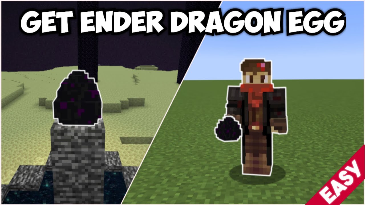 How To Get Ender Dragon Egg In Minecraft Easy Youtube