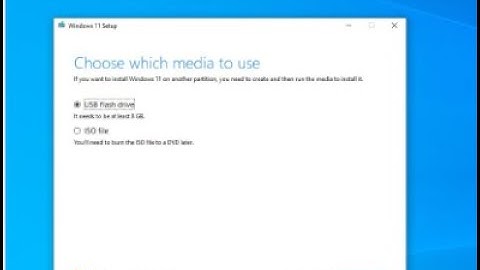 Windows 10 - Install from USB Flash Drive (Media Creation Tool)