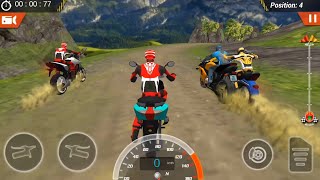 Scooter vs Superbike racing  - Offroad Bike Racing Gameplay #04 (Android & iOS) - Motorcycle Game screenshot 2