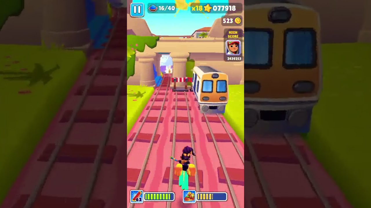 How to fly with a Hoverboard in Subway Surfers!