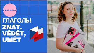 картинка: ГЛАГОЛЫ ZNÁT, VĚDĚT, UMĚT В ЧЕШСКОМ | Прямой эфир Instagram