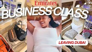 POV: You're flying BUSINESS CLASS with me from DUBAI ✈️ Vlog