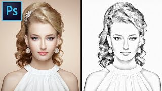 How to convert you Image into A Pencil Sketch in Photoshop. Photoshop Pencil Sketch effect tutorial. screenshot 4