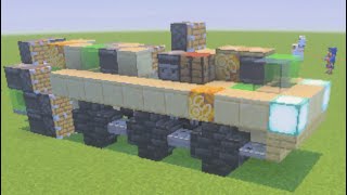 Minecraft: Working APC tutorial | Military Vehicle | Bedrock edition