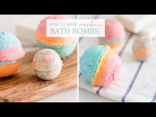 DIY Rainbow Bath Bomb Recipe for Kids