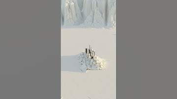 Destruction Fx || Blender RBD Simulation | RBDLab Addon #shorts #blender #blender3d #b3d