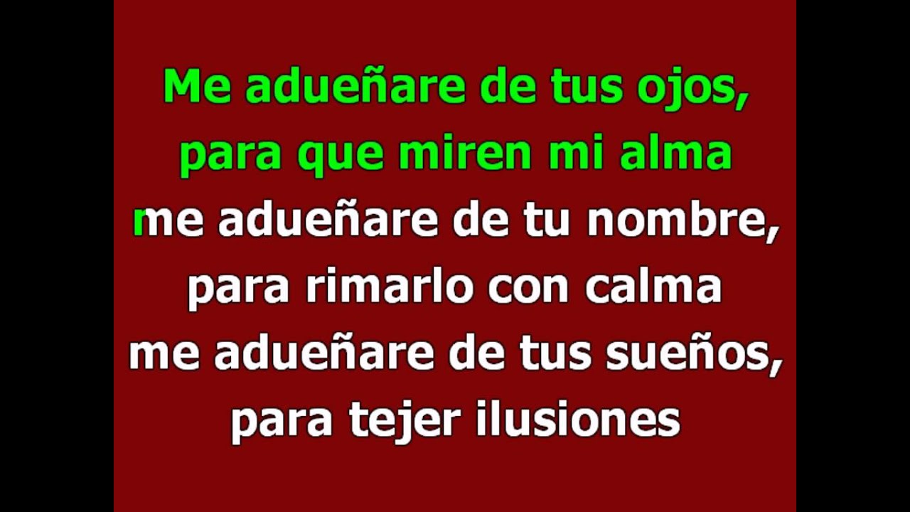 Karaoke Me Adueñare De Ti Joan Sebastian YouTube