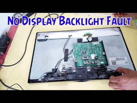 LG LED TV No Display Backlight fault Repairing