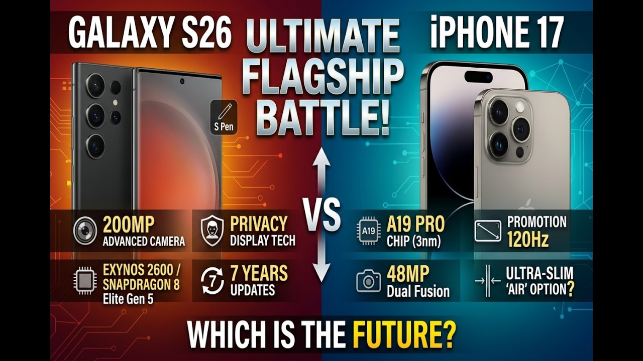 GALAXY S26 ULTRA VS IPHONE 17 PRO MAX – ULTIMATE CAMERA SHOWDOWN!