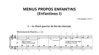 Erik Satie ~1913~ Menus Propos Enfantins