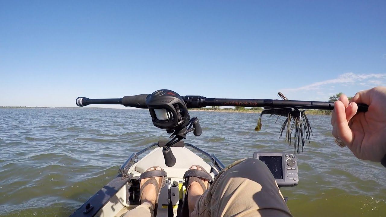 Watch Bass Fishing with NEW Rod & Reel Combo Video on
