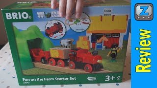 Brio World Fun on the Farm Starter Train Set 33043 Review - Play Time