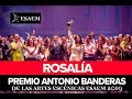 Rosalía recibe el Premio Antonio Banderas de las Artes Escénicas de ESAEM  ¡Y canta en Directo!